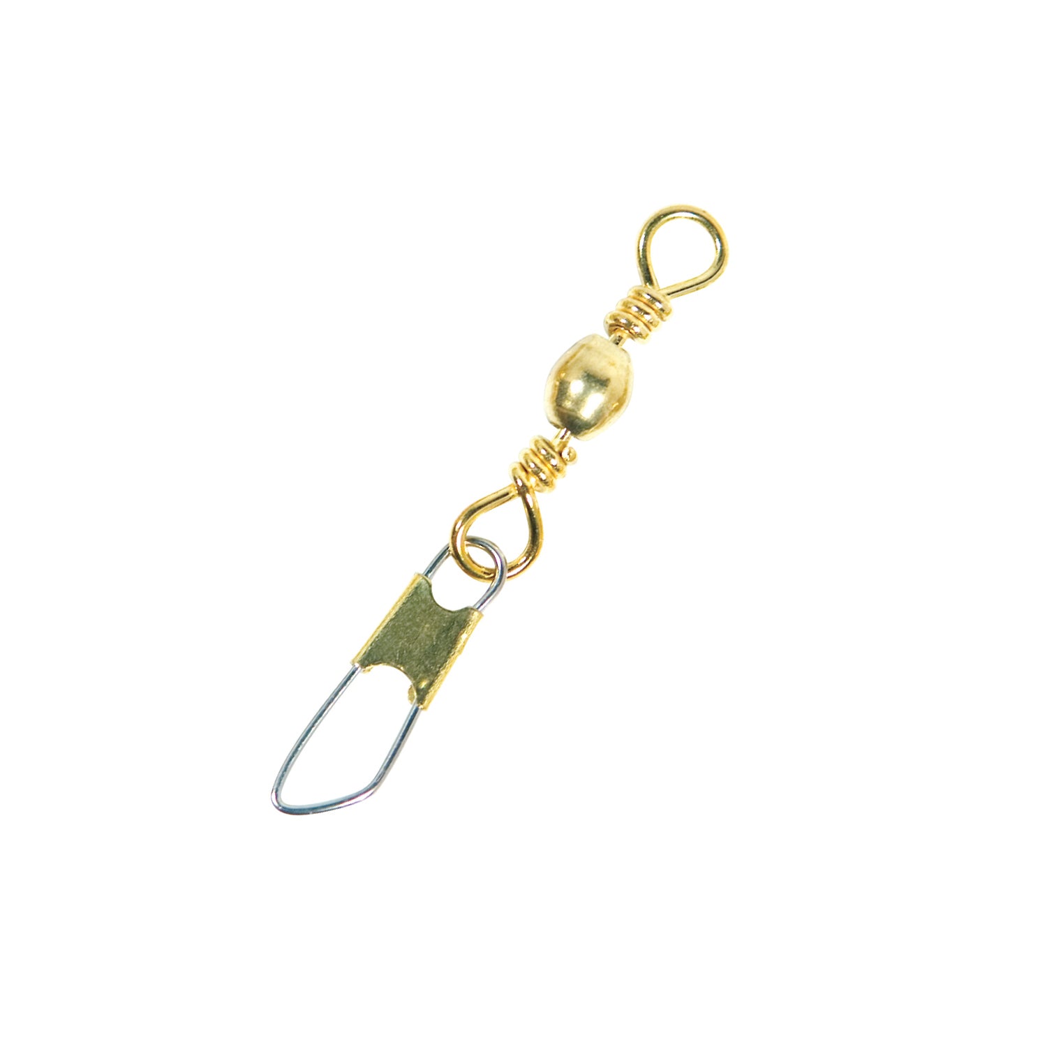 Fishing Barrel Swivel with Double Safety Snaps Brass Fishing