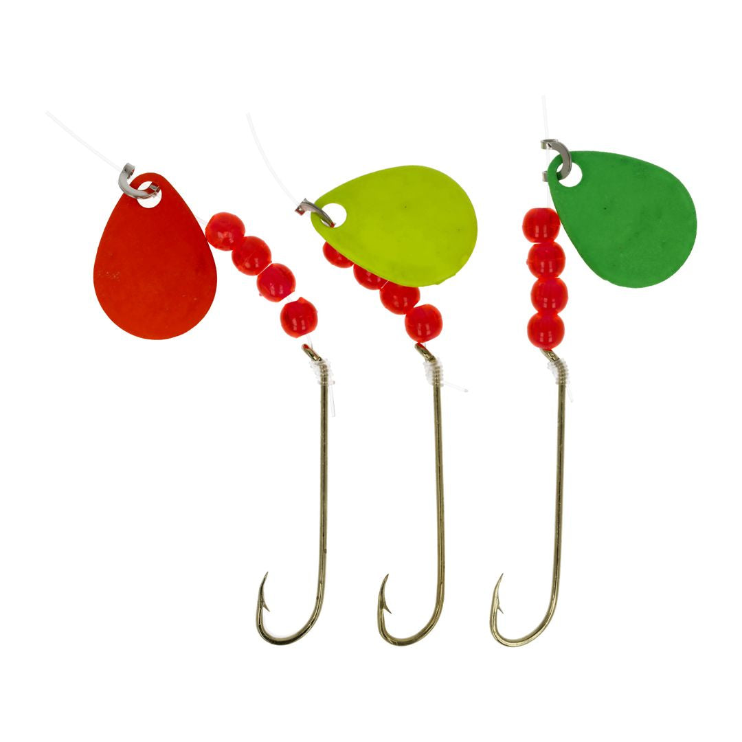 eagle claw fishing hooks with spinner L910 Lazer Sharp Single Fluke Rigs, Multi, One Size : Bait Rigs : Sports & Outdoors Eagle Claw Eagle Claw Two Way Spinner