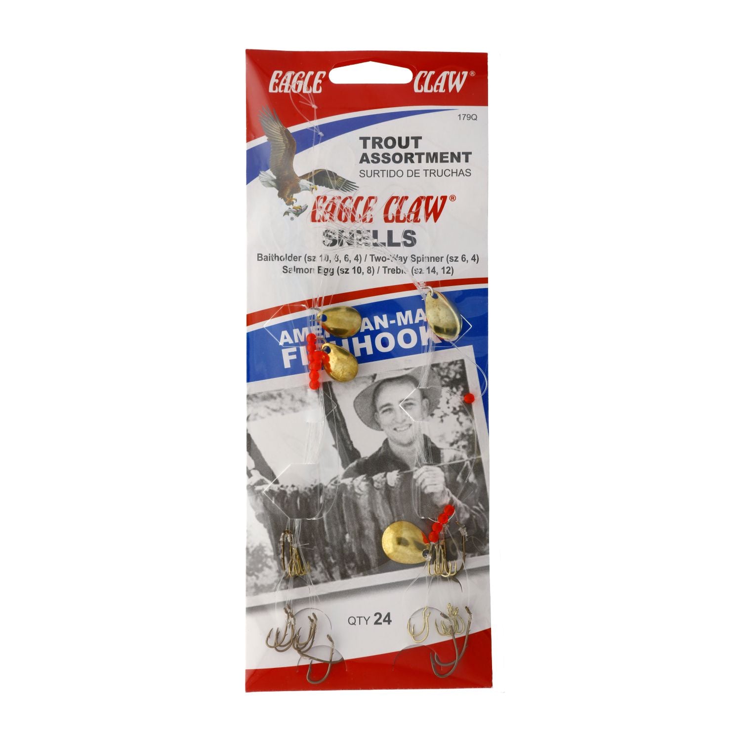 eagle claw double 14 fish hooks Soft Bait Treble Hook with Spring For an outstanding way to verify that you are fishing with some of the very best lures the field offers Eagle Claw Single and Double