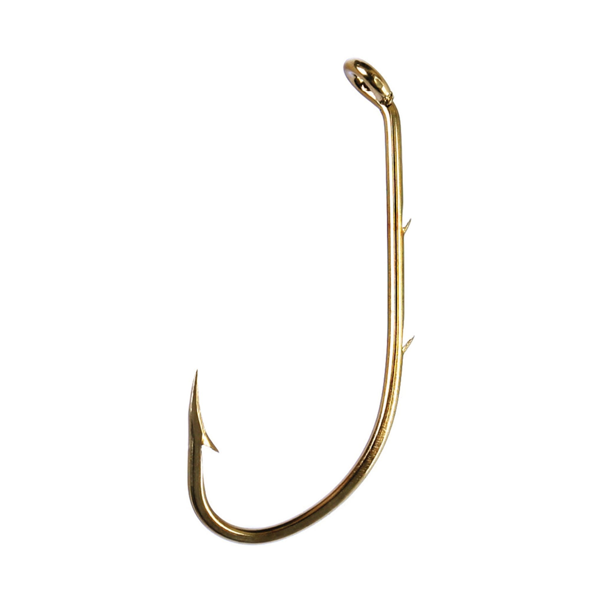 Eagle Claw Down Eye Offset Baitholder Bronze Hook
