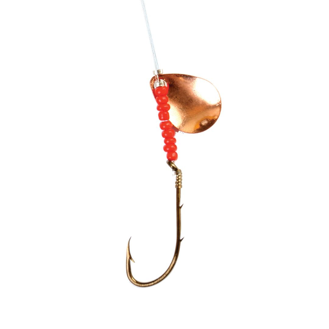 Eagle Claw Two-Way Spinner Rig, Gold Nickel Hooks