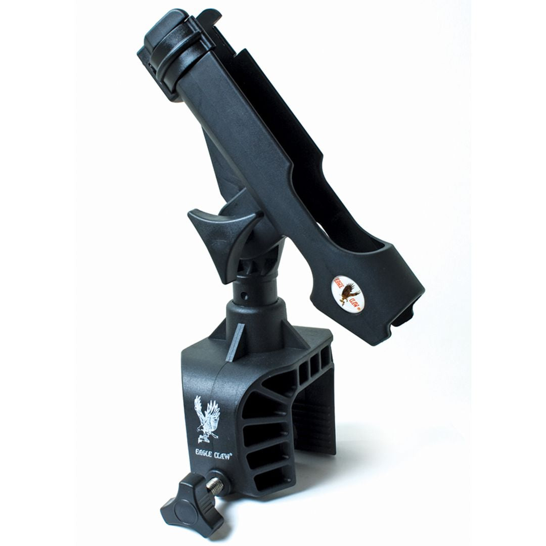 eagle claw fishing rod holders pontoon boats Stealth QR-1 Holder with Multi-Mount Base and canoes EasyOn, The Portable Pontoon Fishing