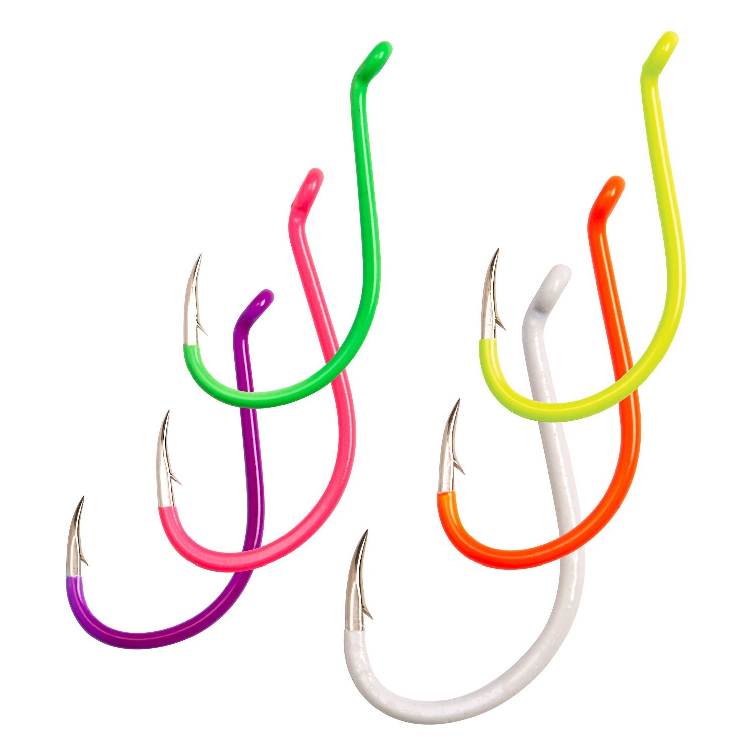 colored fishing hooks Lazer Sharp Colored Long Shank Octopus Hook – Eagle Claw