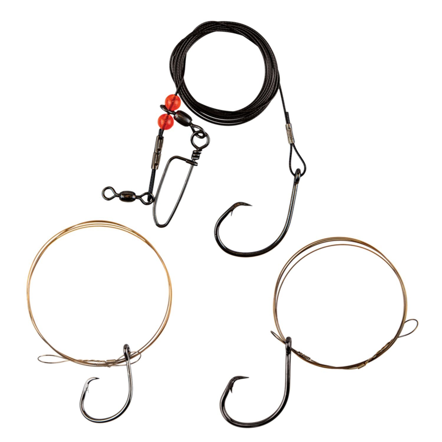 circle hook placement for shark fishing Lazer Sharp Inline Circle Hook Shark Wire Rigs – Eagle Claw