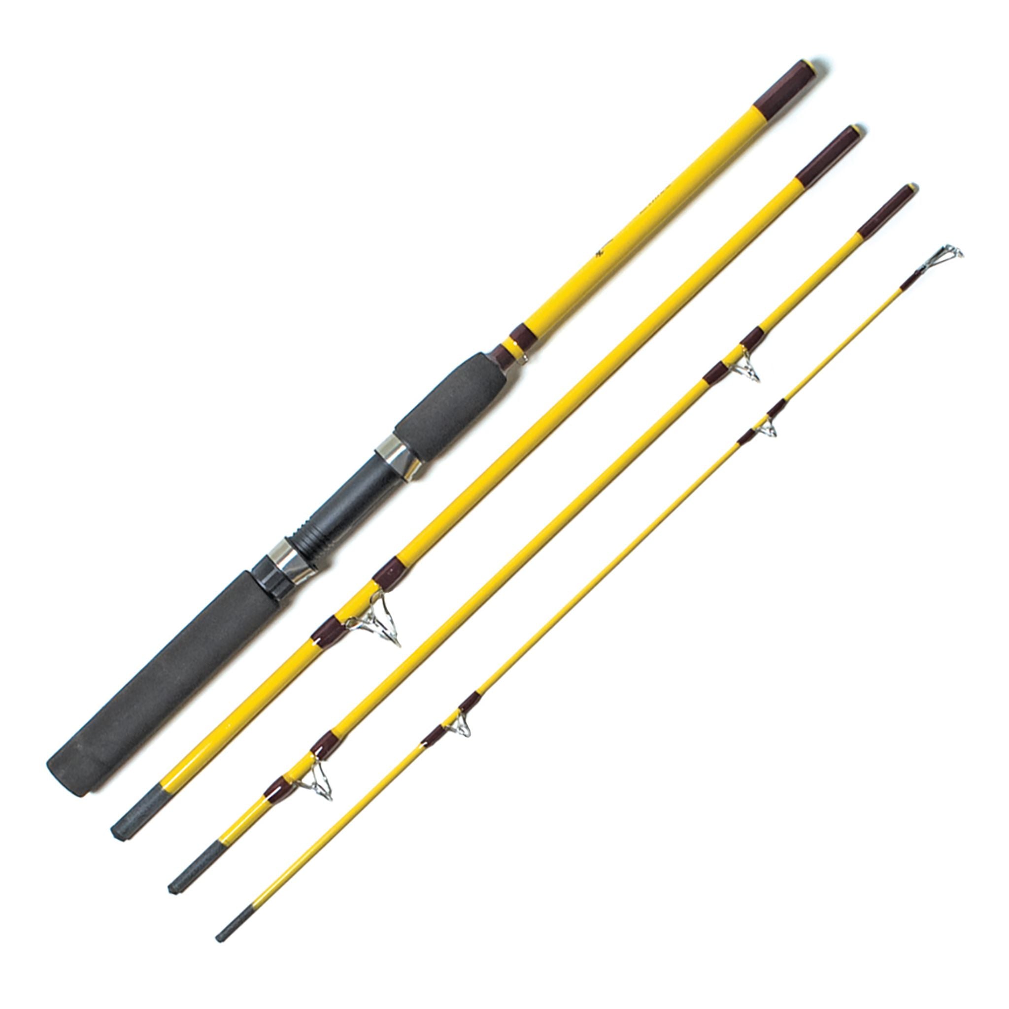 6'6" 4Piece PackIt Medium Action Spinning Rod Eagle Claw