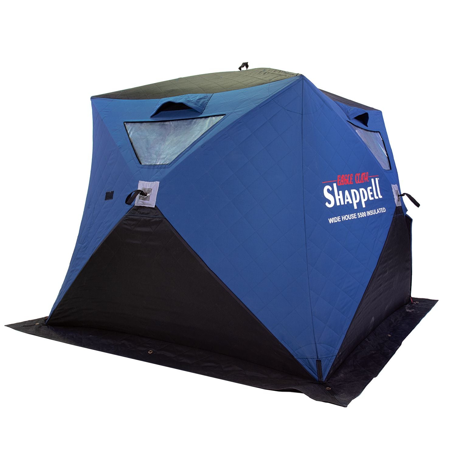 ice fishing tent Eagle Claw Shappell Wide House Hub Shelters