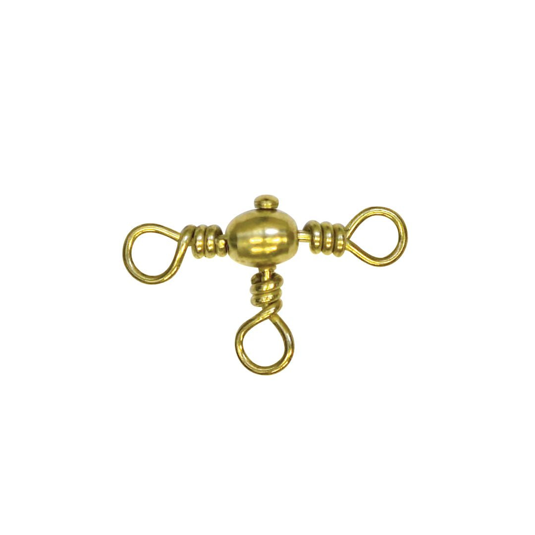 Eagle Claw Crossline Swivel, Brass, 1