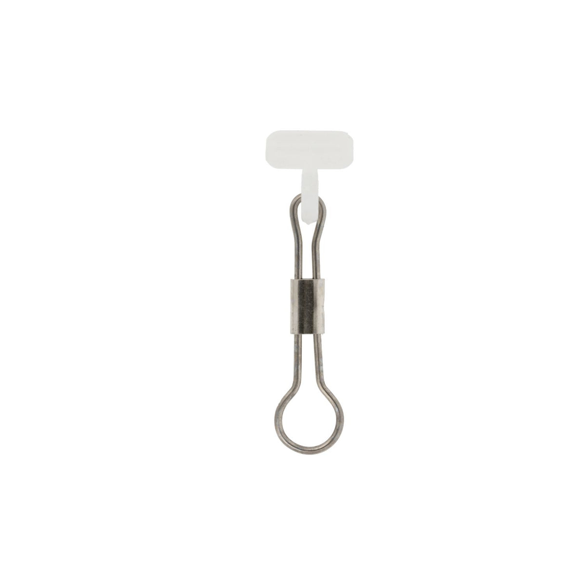 Eagle Claw Quick Change Sinker Slide, White, Nickel Clip