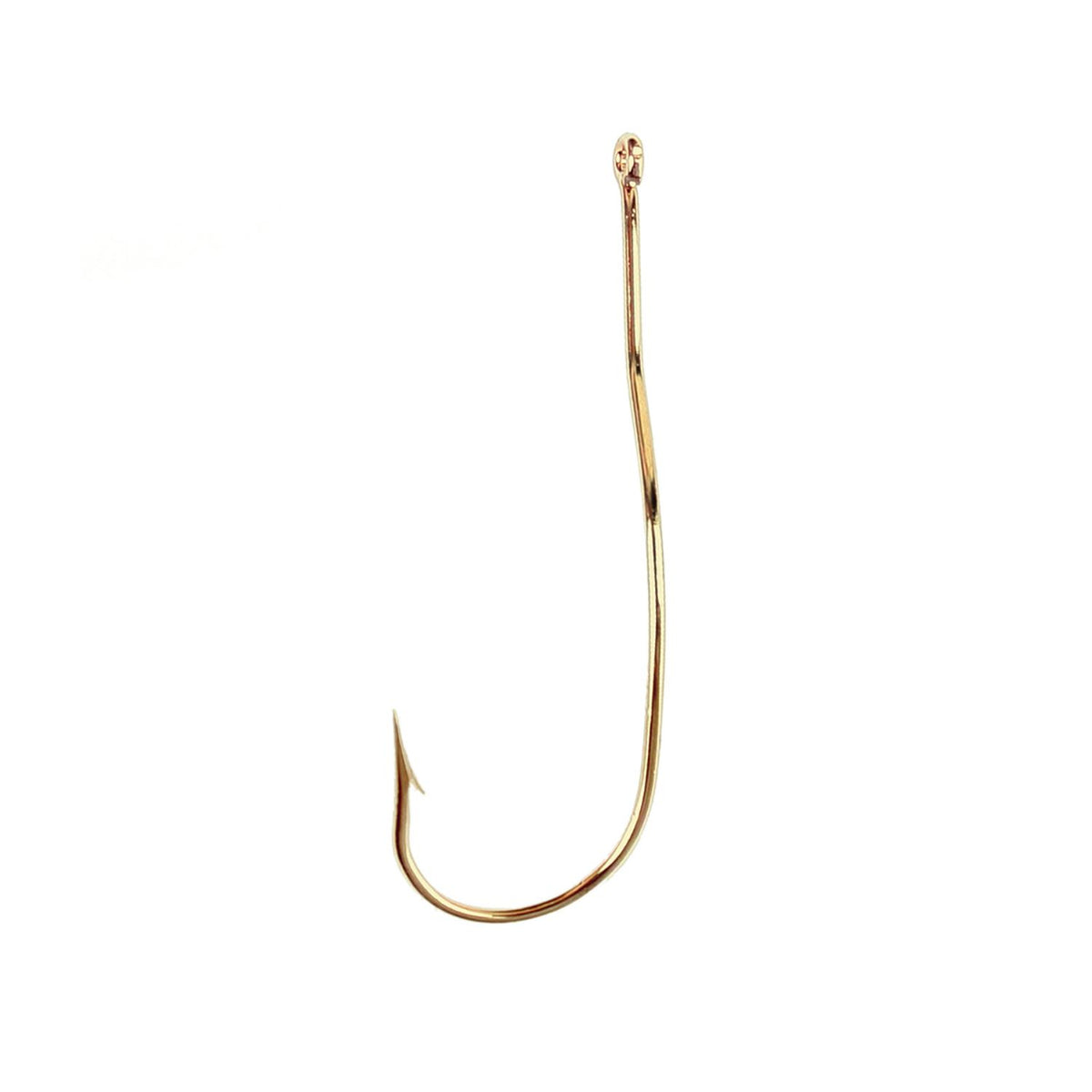 Eagle Claw Rotating Aberdeen Hook, Gold, Family Pack, 2