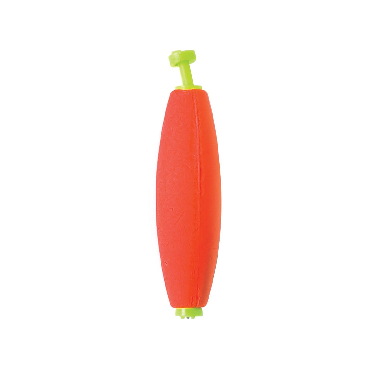 Eagle Claw Unweighted Foam Cigar Snap-On Float, Red, 3"
