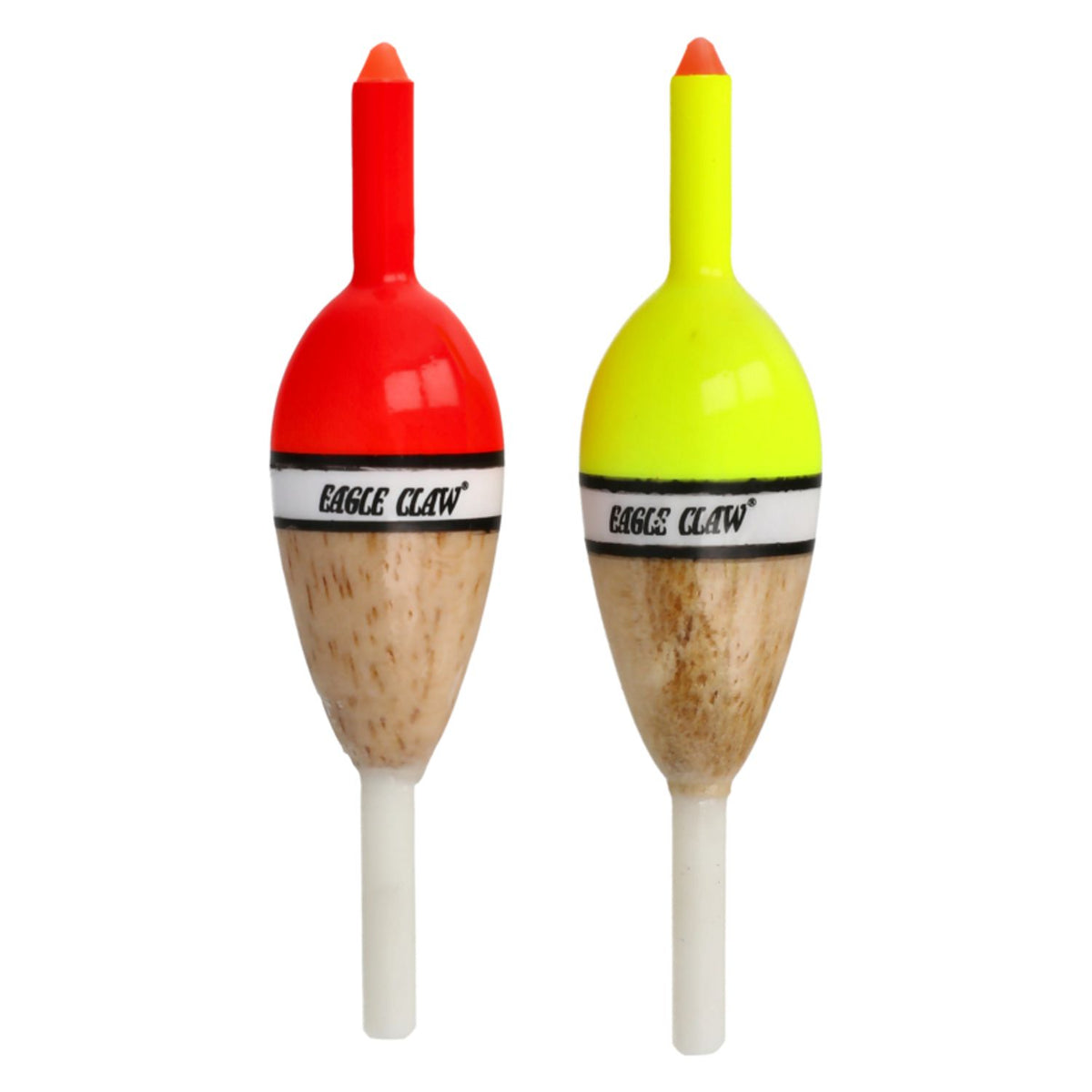 Eagle Claw Balsa Style Oval Slip Float, 3/4" x 3", Standard Pack