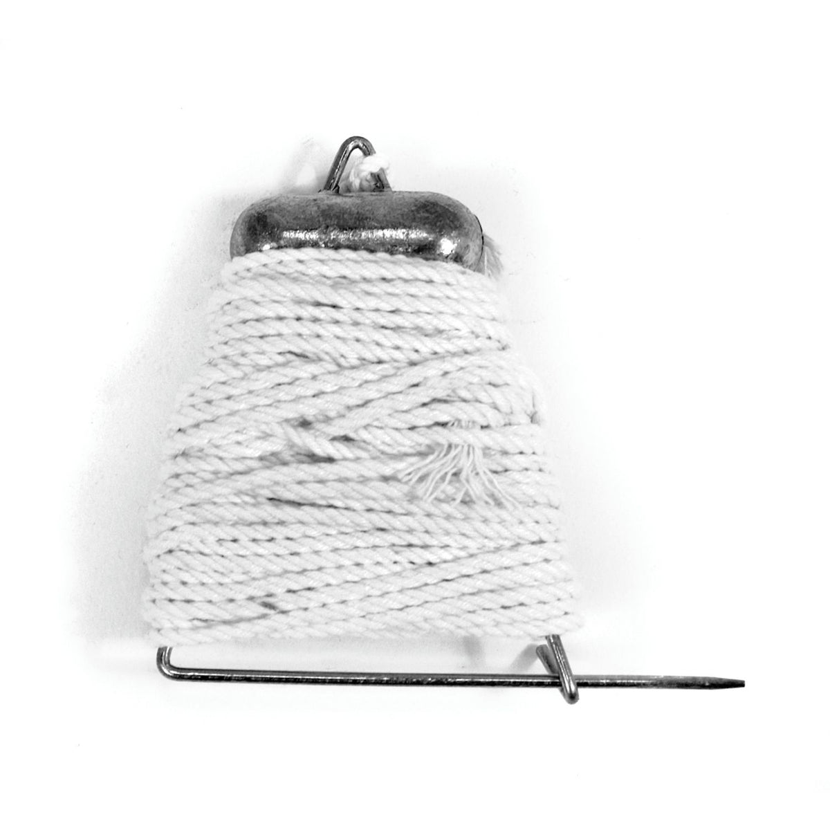 Eagle Claw Weighted 25' Crab Line, White