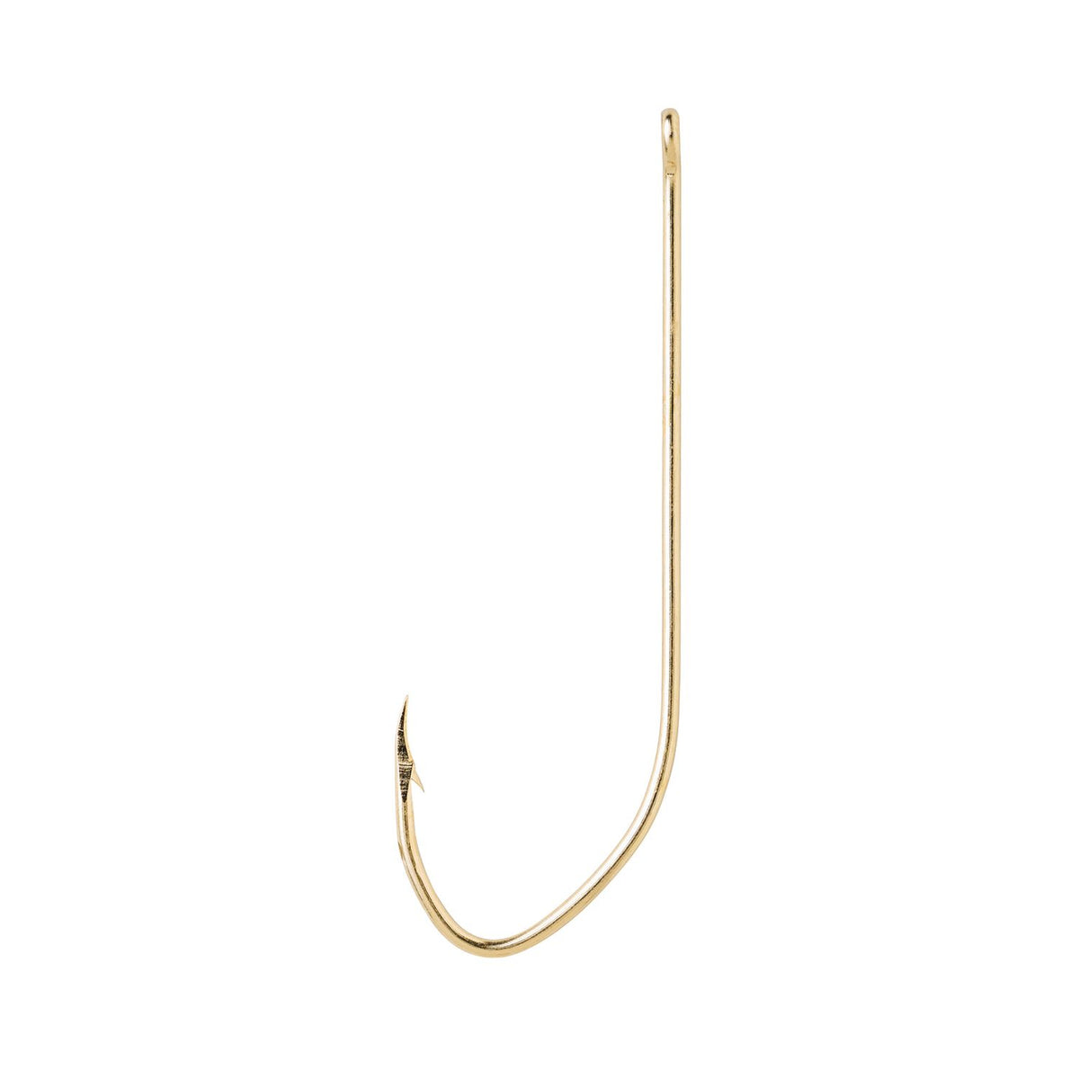 Eagle Claw Pro-V Aberdeen Hook, Gold, Standard Pack, 6