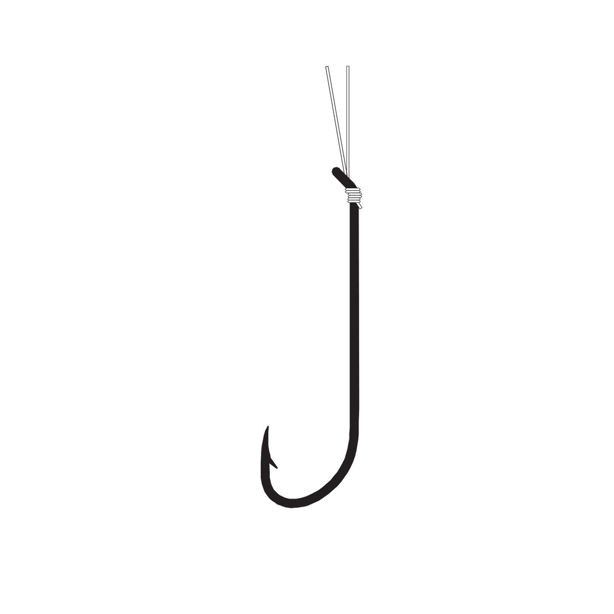 double claw fishing hooks Tigofly 20 pcs Black Hook Fly Tying Barbed Hooks, Size 4# A dependable option when you want to spend more time fishing and less time tying rigs. 231X 2X Long Plain Shank