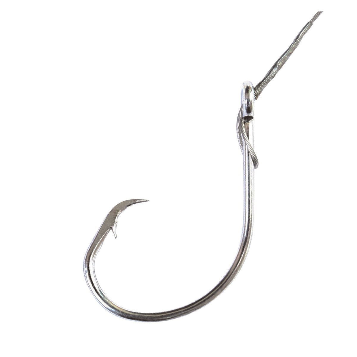 Eagle Claw Nylawire Circle Sea Snell, 10.5" Leader, 1/0