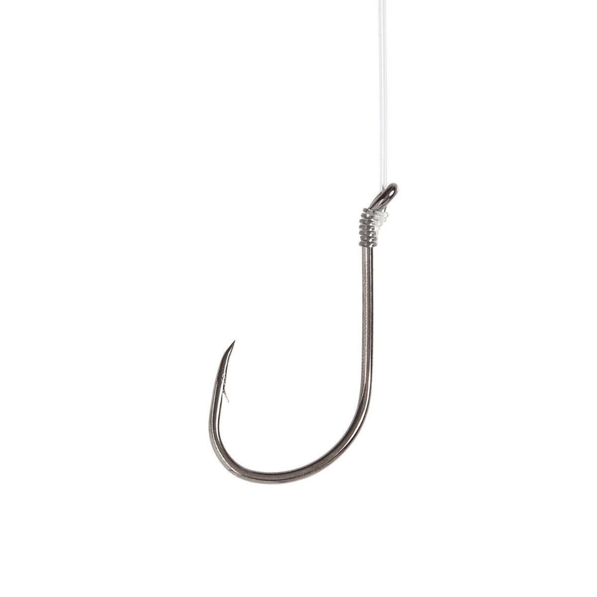 Lazer Sharp 18" Leader Octopus Snell, Monofilament, Platinum Black, 1/0