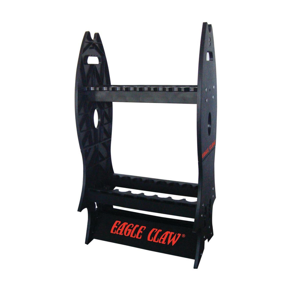 eagle claw ice fishing rod holder Extendable 30" Stick it installs quickly with the included hardware Eagle Claw Fish Rod Rack