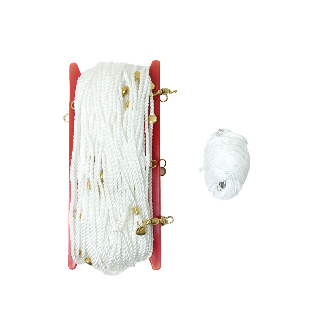Eagle Claw Trotline Rig, 100 ft., White, 049Z-3/0 (25)