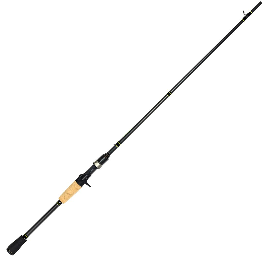 black eagle fishing pole 6.6 6'6" 4-Piece Pack-It Medium Action Spinning Rod This combo includes a medium Eagle Claw, Fishing Rod, Spinning,