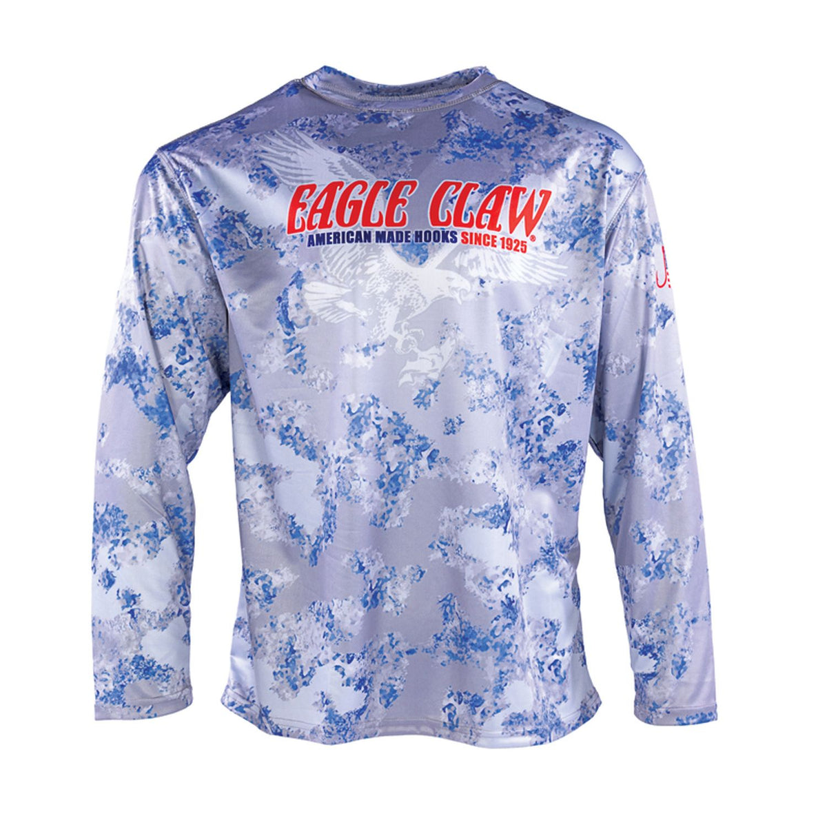 Eagle Claw Performance Long Sleeve Shirt - White - 3XL