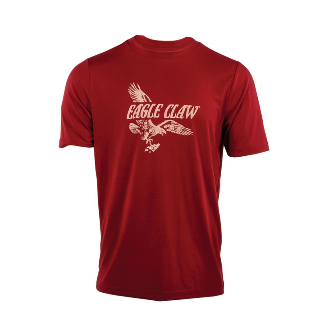 Eagle Claw Vintage Red T Shirt Size XL