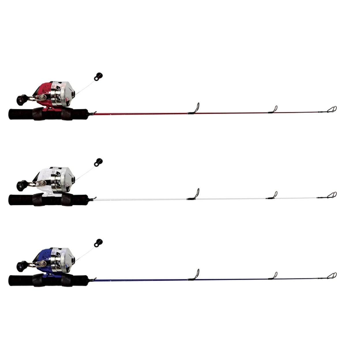 eagle claw inline ice fishing spinning rod & reel comb Tackle: Eagle Claw 1 gear ratio. Eagle Claw Spincast Dock Rod