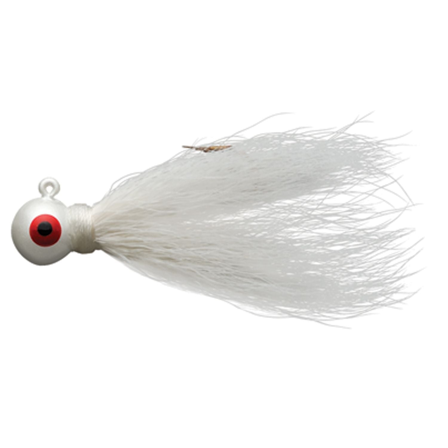 Eagle Claw Bucktail Jig White 1/4oz.