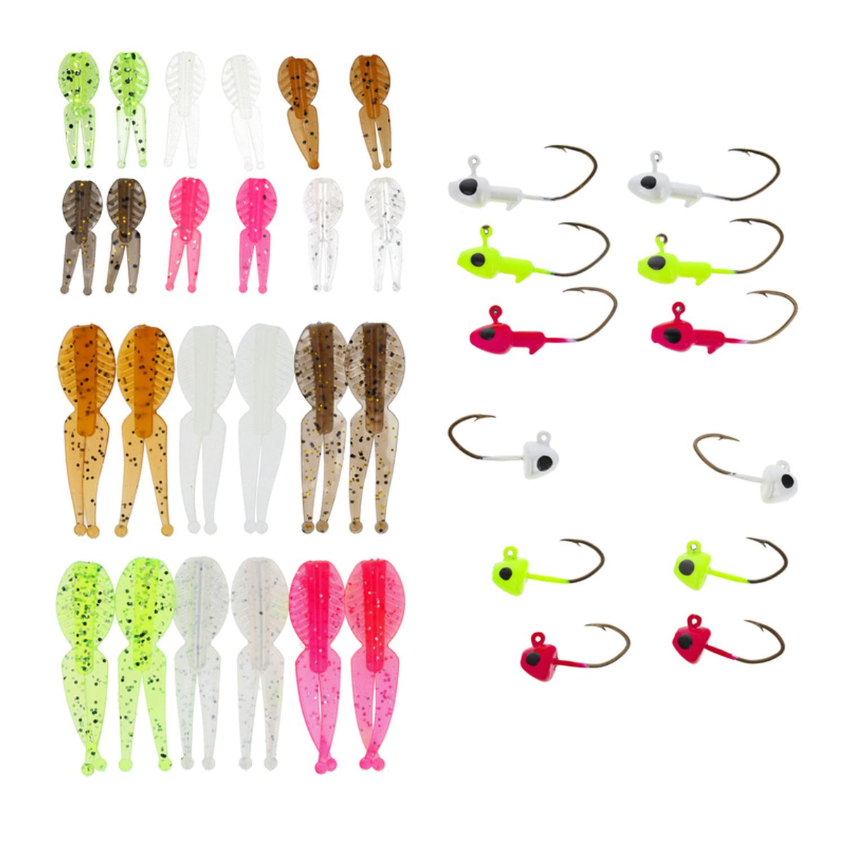 Eagle Claw Paddle Bug Assortment Kit Jigs