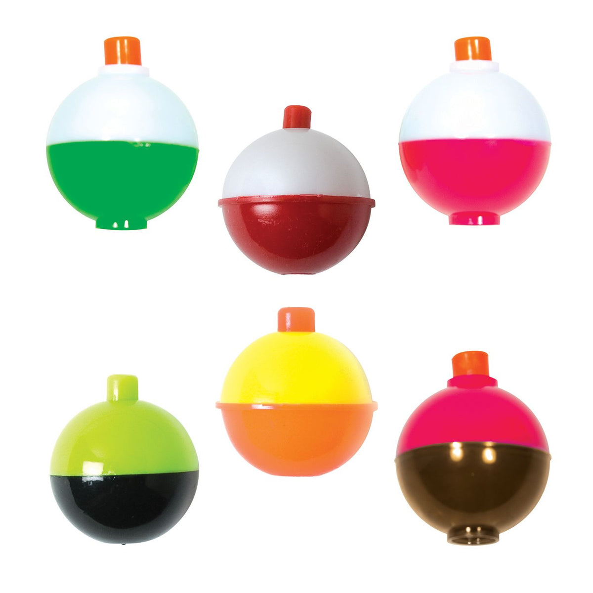 Eagle Claw Colored Snap On Float Assortment 1 1/2"