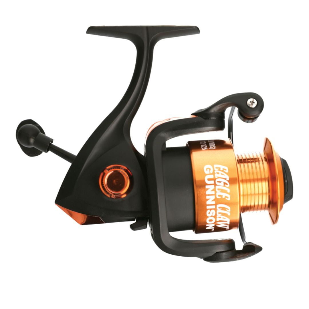 fish eagle 800 spinning reel Elite Combo Constructed with a blend of 24 and 30 Ton intermediate and high modulus graphite and a proprietary new design Eagle Claw Roaring Fork Spinning