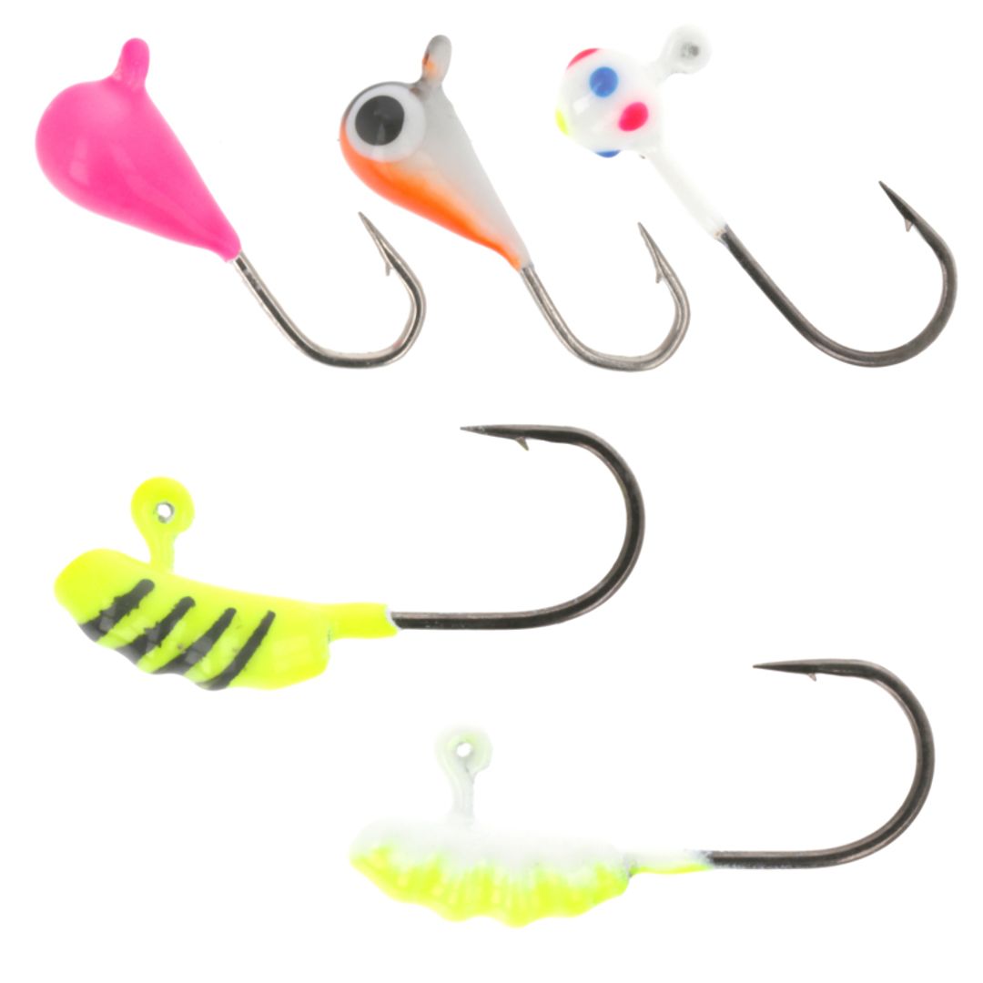 Lazer Sharp Five Pack Tungsten Micro Ice Jigs