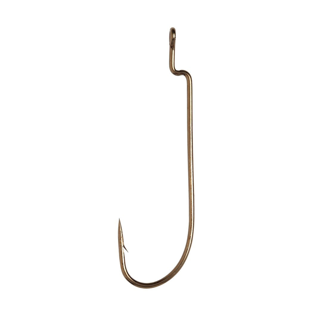 Lazer Sharp Southern Sproat Z-Bend Worm Hook, Bronze, Family Pack, 1/0