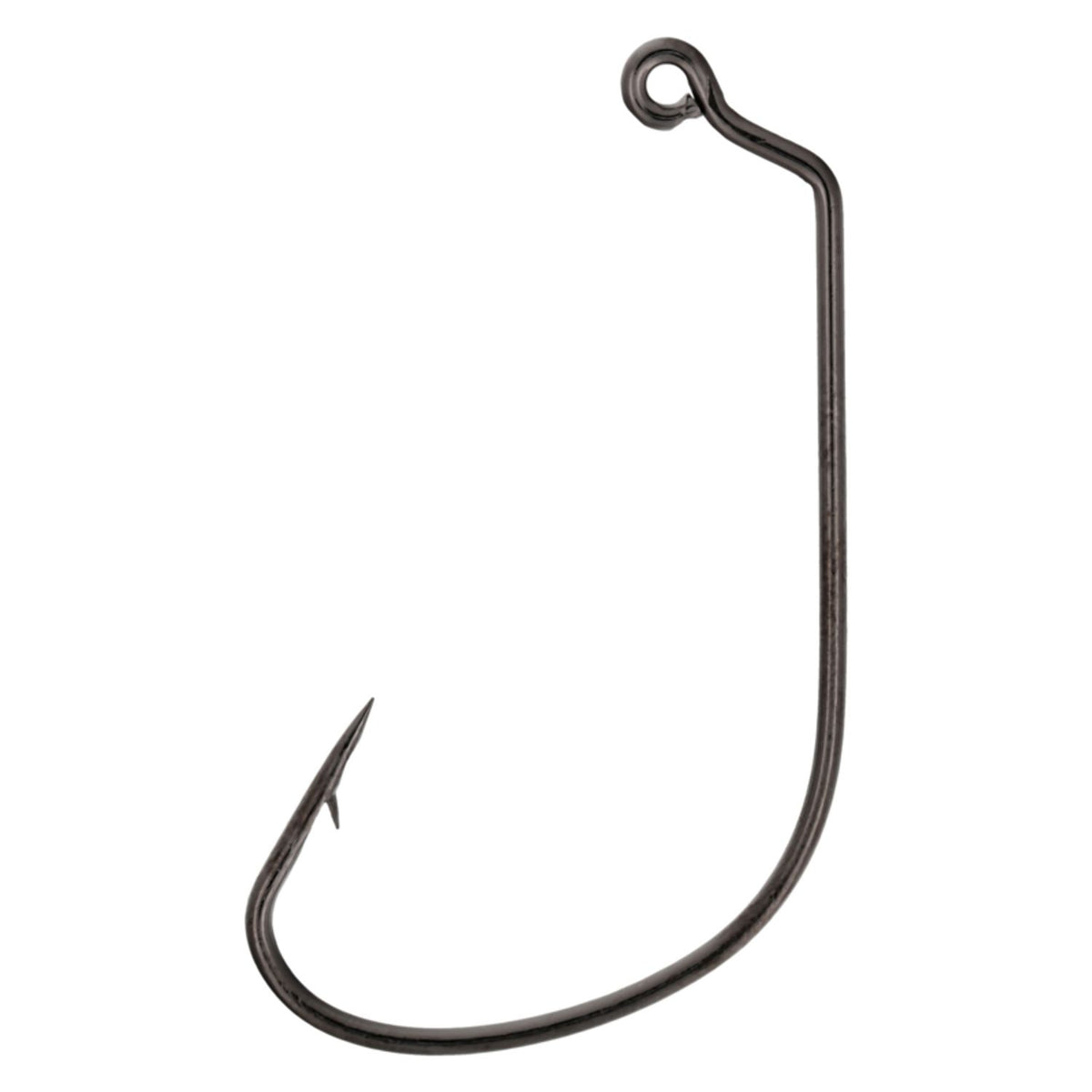 Lazer Sharp Needlepoint Wide Gap Hook, Platinum Black, Bulk, 4/0