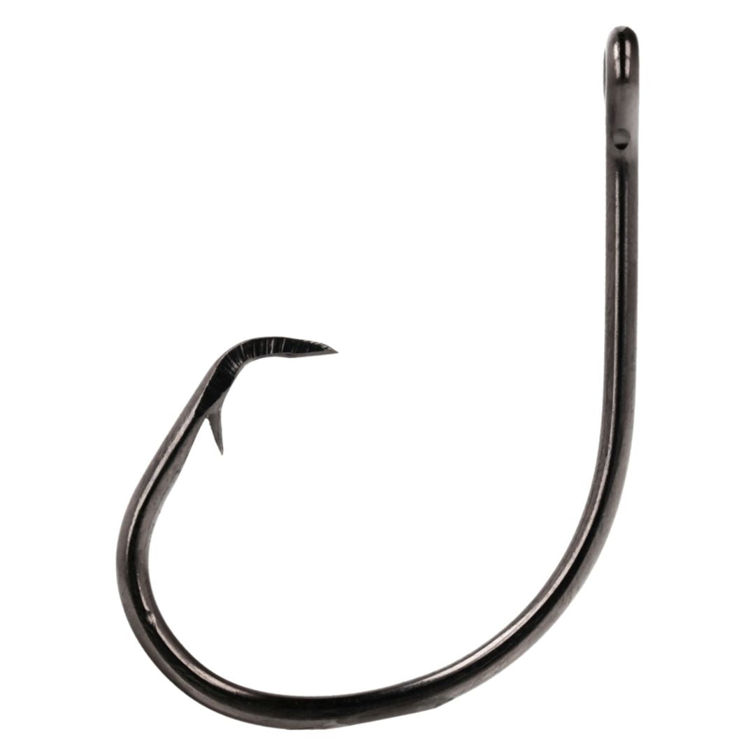 bulk sea fishing hooks Hoss Helix 4/0 Hook 0 oz Weight (3 Per pack) Once the fish is hooked Lazer Sharp Light Wire Non-Offset