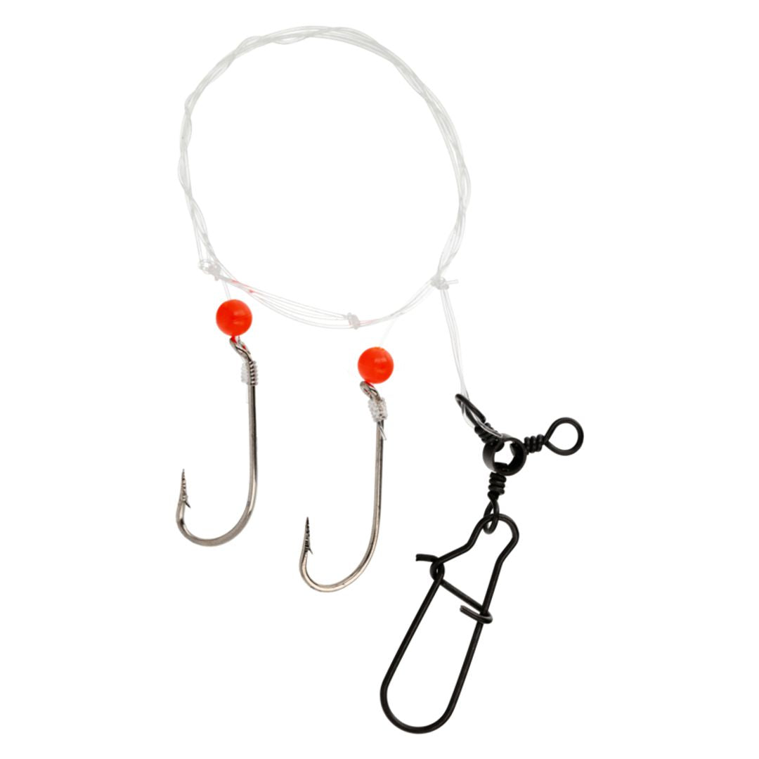 Lazer Sharp Porgy 2 Hook Rig 18" - Size 1 Nickel O'Shaughnessy Hooks