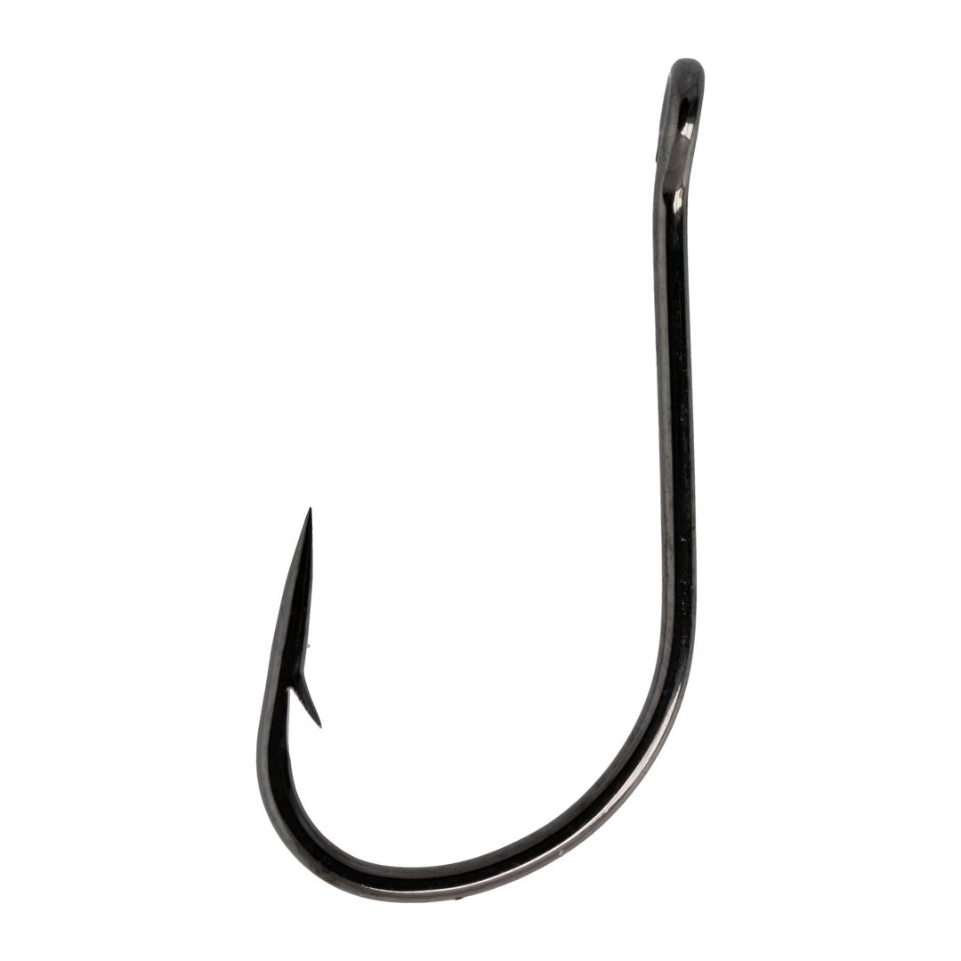 Lazer Sharp Drop Shot Hook, Platinum Black, Standard Pack, 1/0