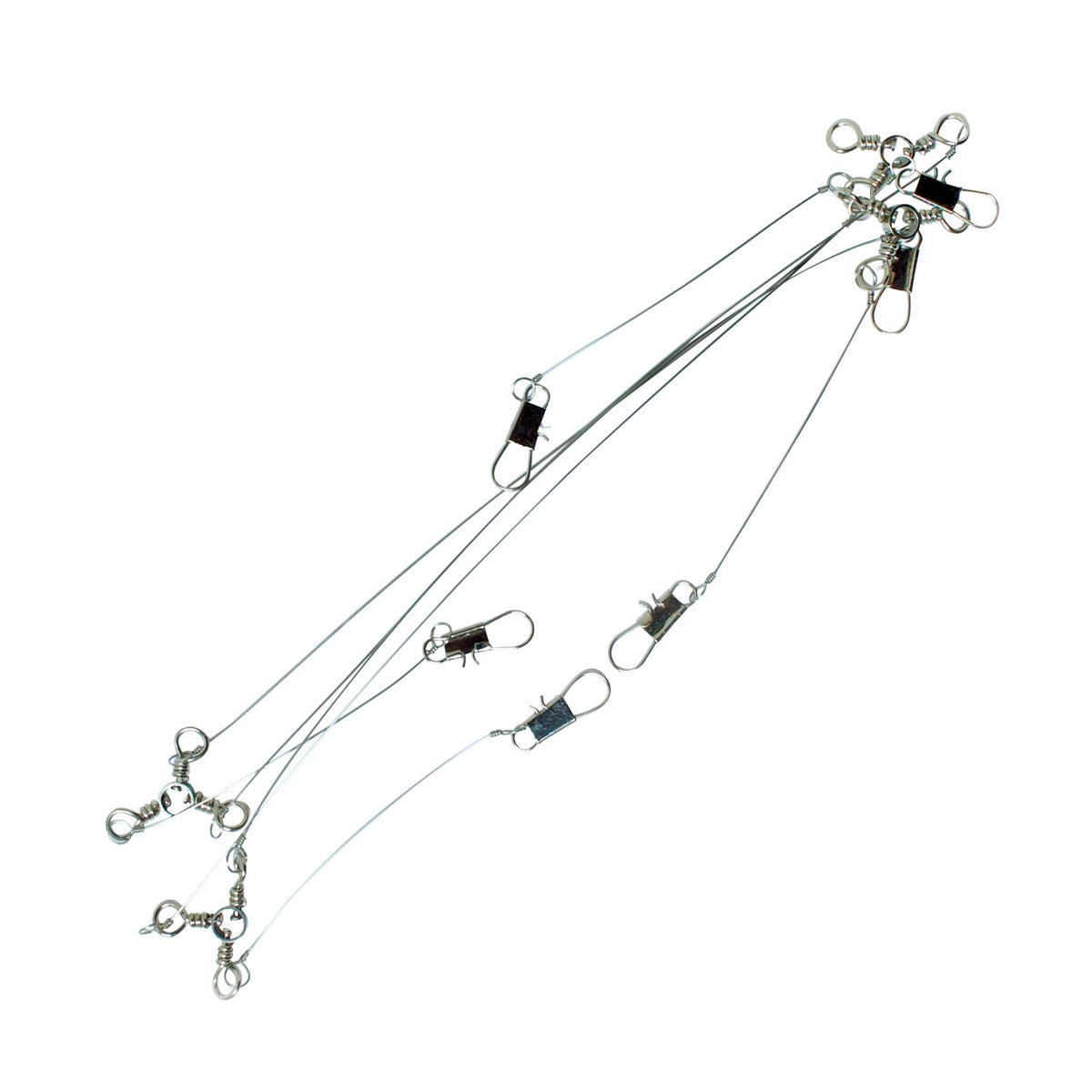 Lazer Sharp 22" Piano Wire Leader with 3 Way Swivels