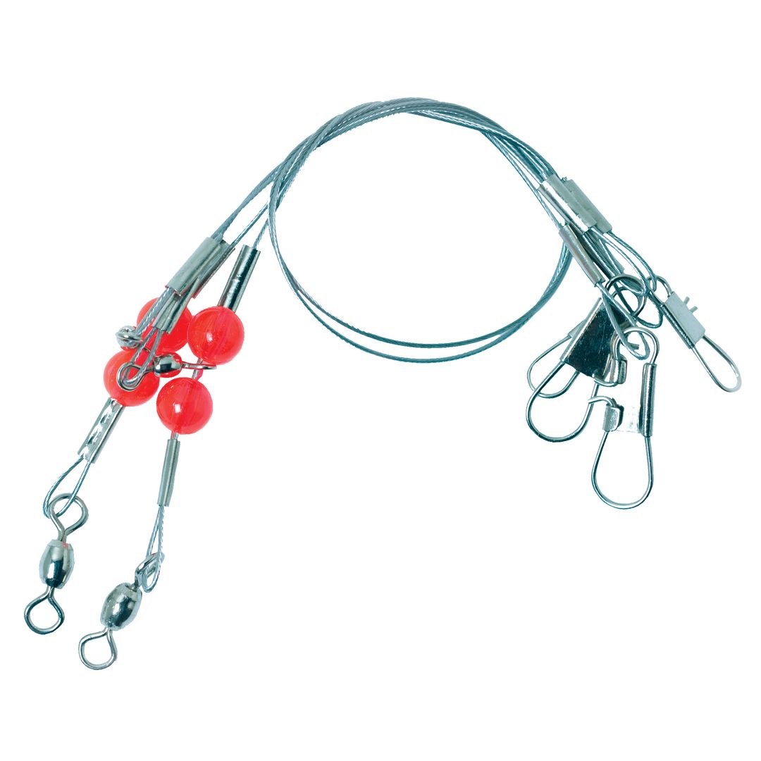 Lazer Sharp Single Drop Steel Wire Rig, 11" Length