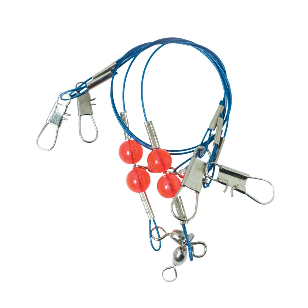 Lazer Sharp Single Drop, Blue Steel Wire Rig, 11" Length