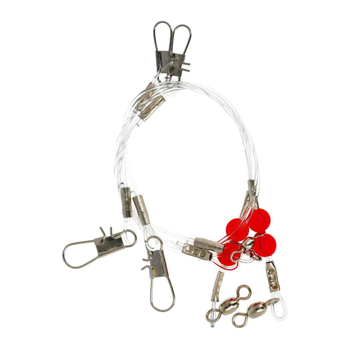 Lazer Sharp Single Drop Monofilament Rig, 11' Leader, Value Pack