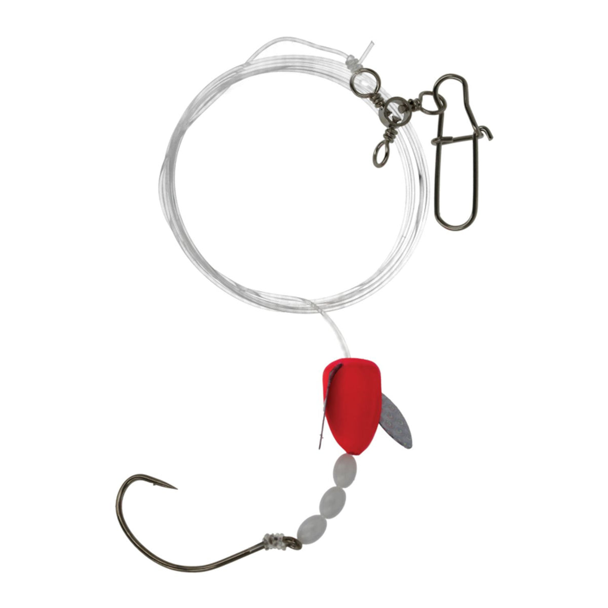 Lazer Sharp Fluke Bead Pink/Silver Spin Float