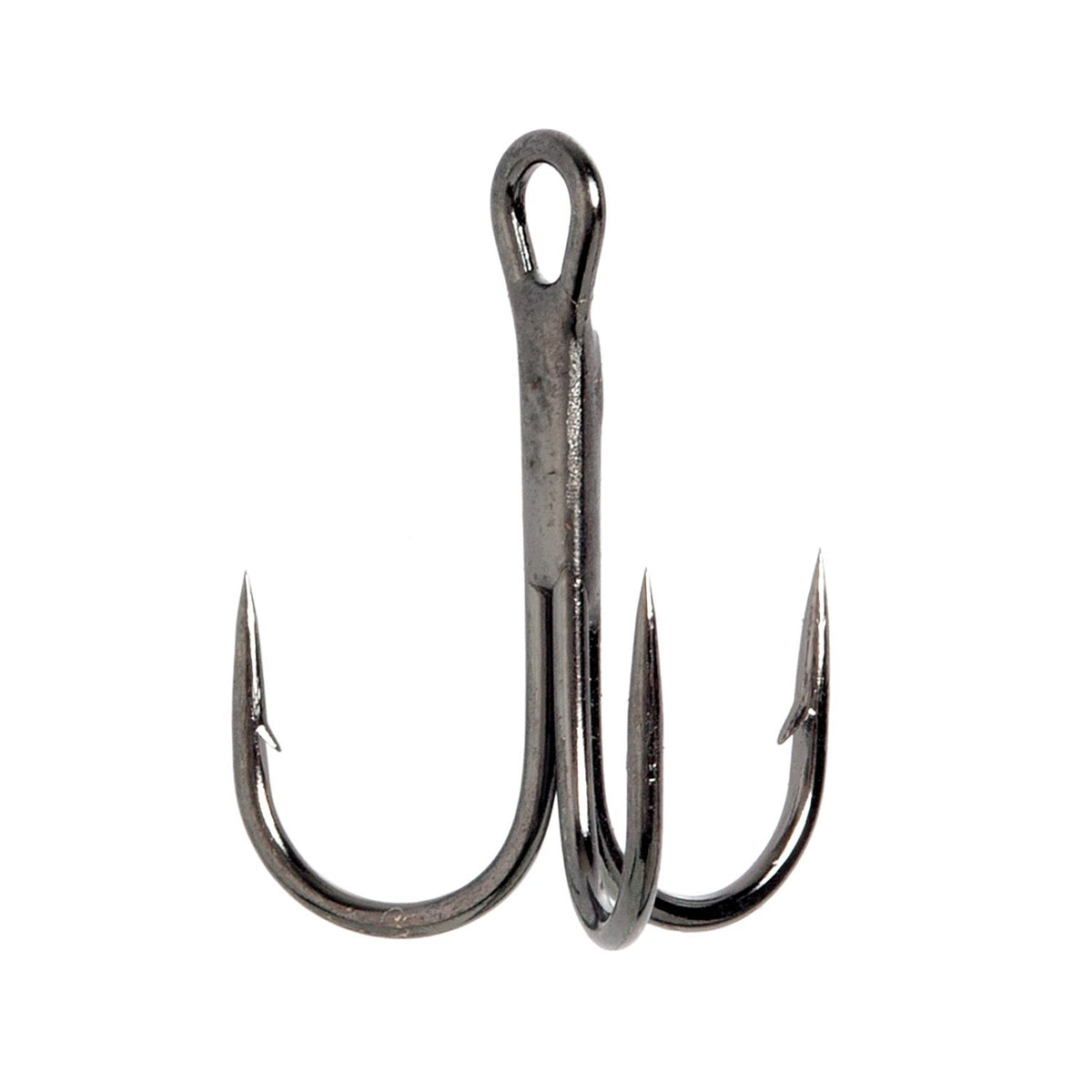 Eagle Claw 3X Strong Round Bend Treble Hook Nickel
