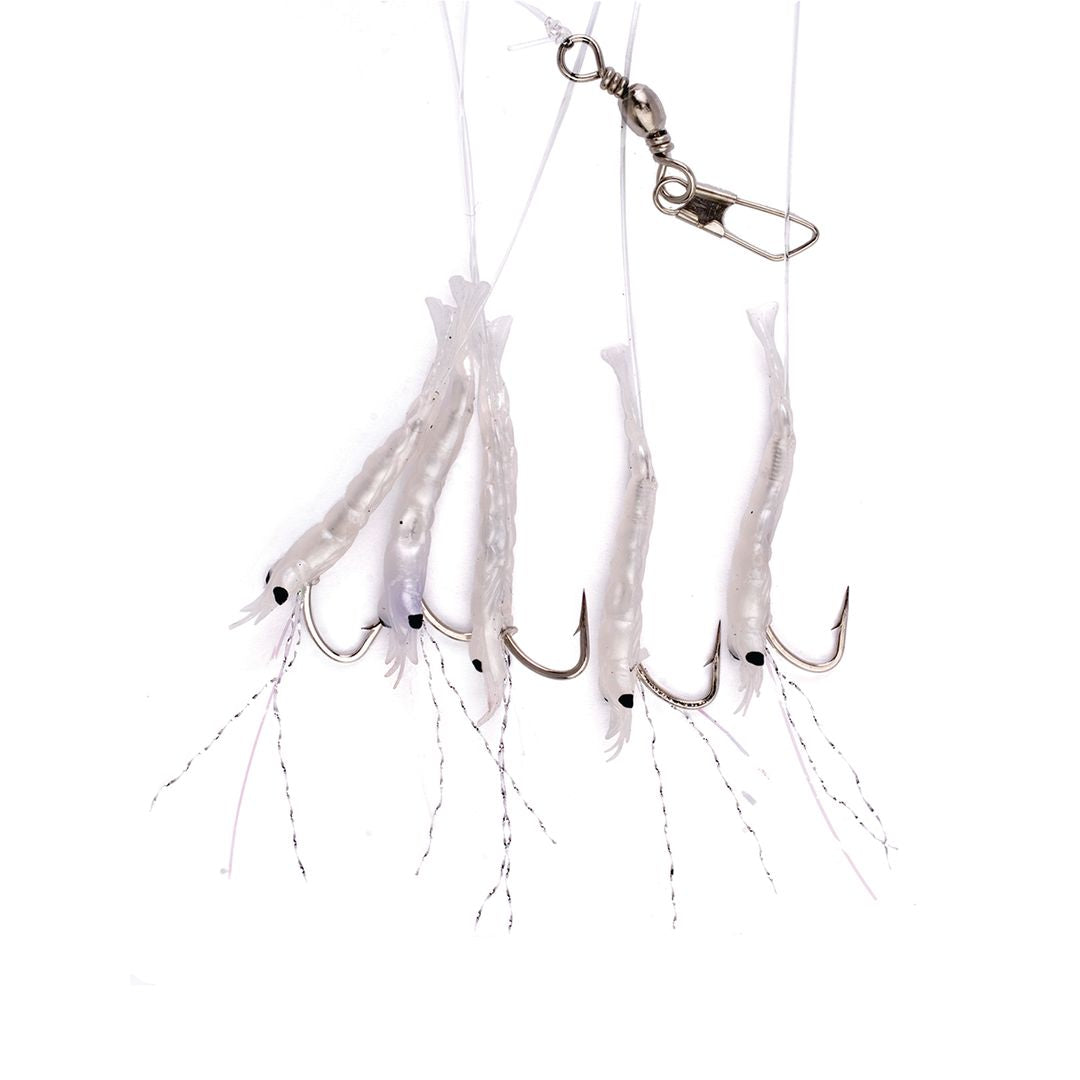 Lazer Sharp White Shrimp Bait Rig, 2