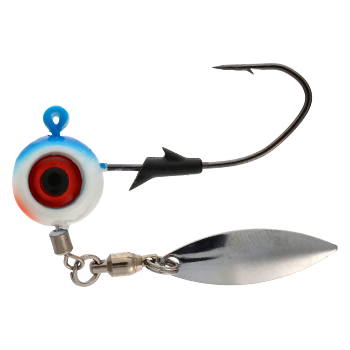 Lazer Sharp Eagle Eye Underspin Jig, 3/8 oz., Blue Moon Glow