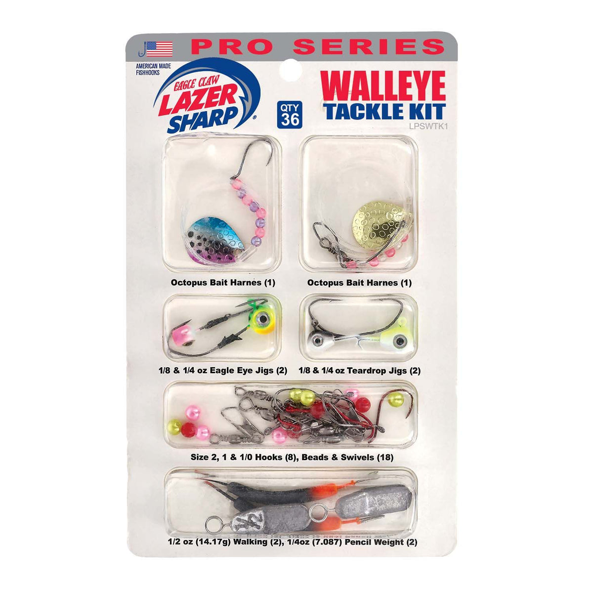 Lazer Sharp Pro Series Walleye Tackle Kit