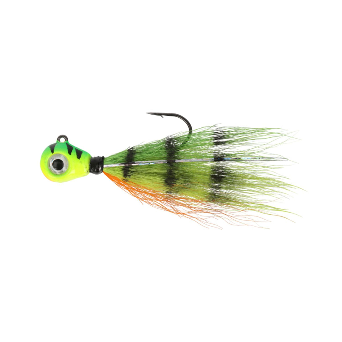 bucktail fishing lure UFSHN Snap Jig 3/4 oz Solid White Designed to pair perfectly with Berkley Gulp! Lazer Sharp Pro-V Bucktail Jigs