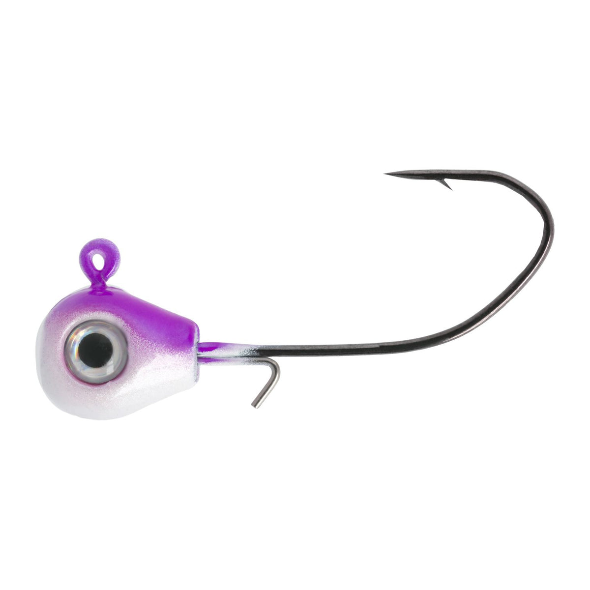 Lazer Sharp Pro-V Tear Drop Jig, 1/2 oz., Purple/White