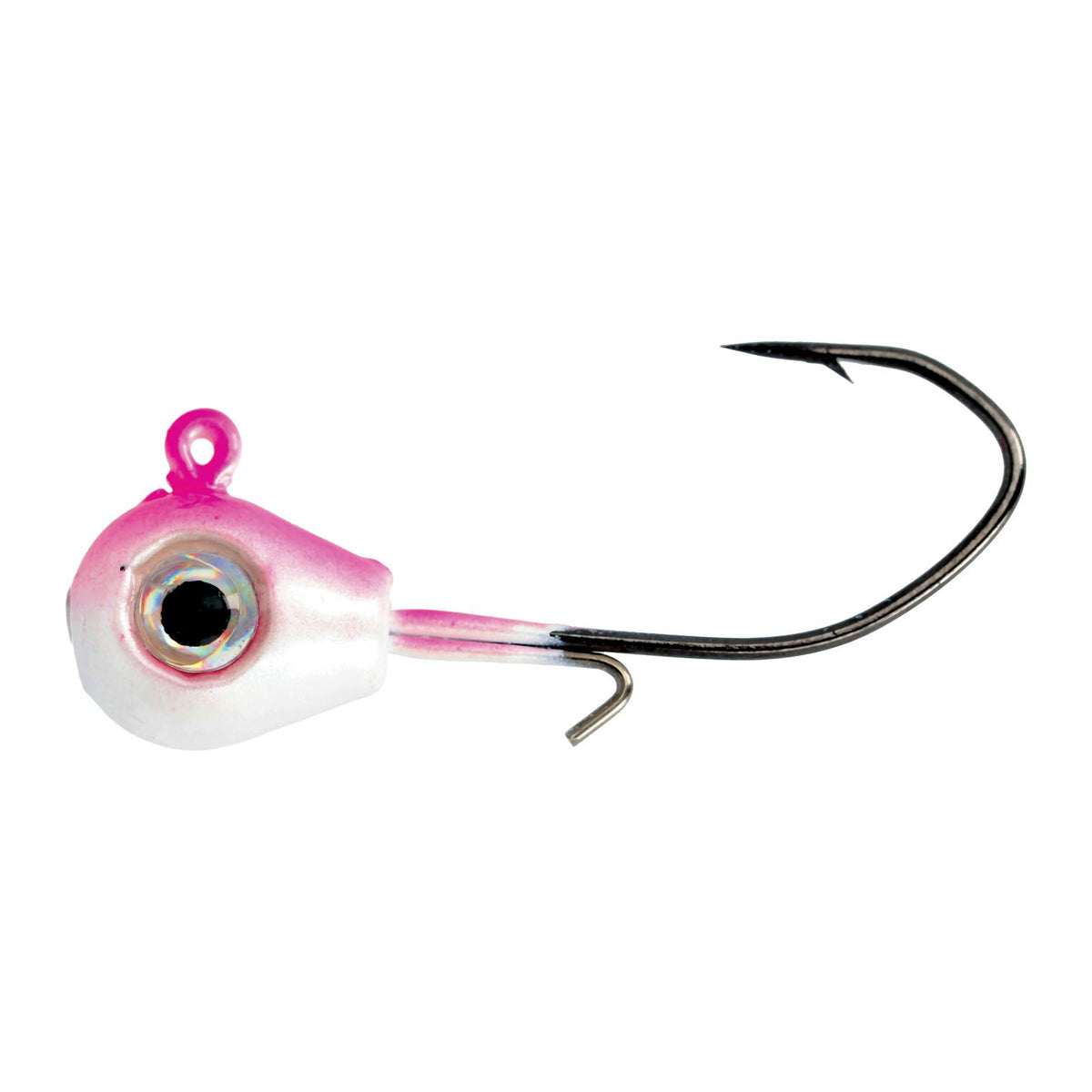 Lazer Sharp Pro-V Tear Drop Jig, 1/2 oz., Pink/White