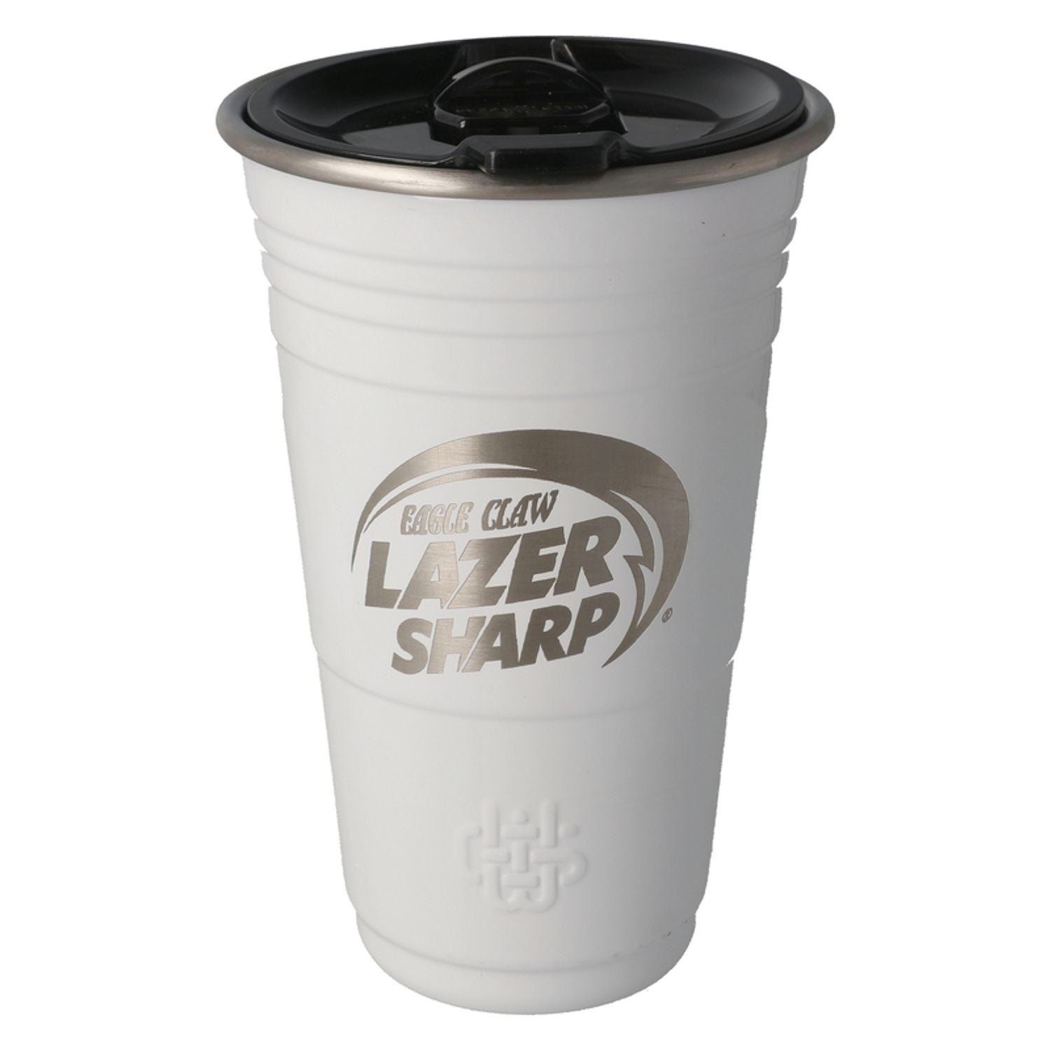 Lazer Sharp White 16 oz. Tumbler