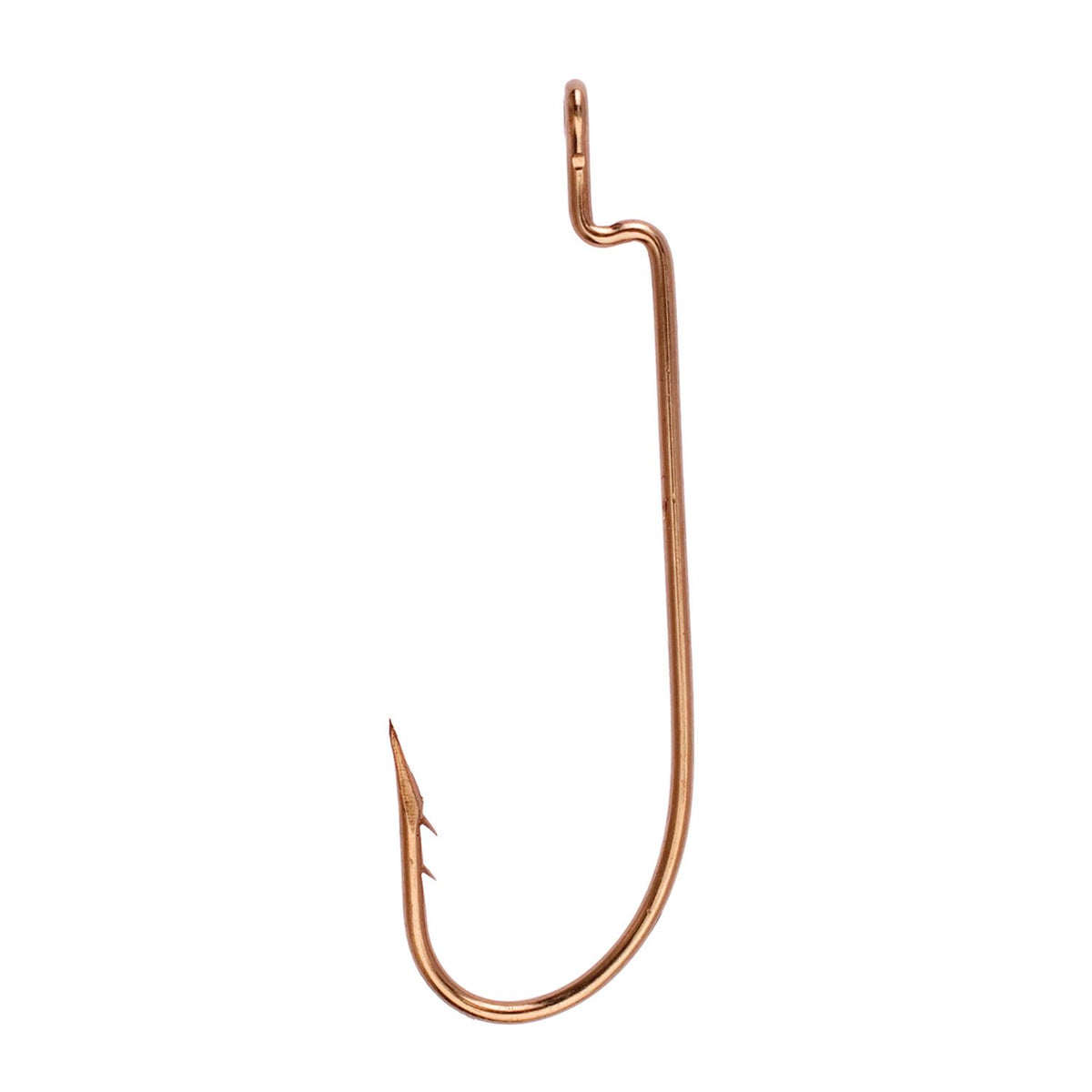 Lazer Sharp Double Barb Z-Bend Southern Sproat Hook, Red, Standard Pack, 1/0